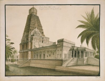 La gran pagoda Maratta en Tanjore de Peter Anker